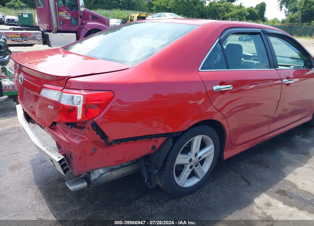 2012 TOYOTA CAMRY SE VIN: 4T1BF1FK8CU607326