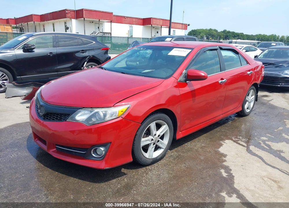 2012 TOYOTA CAMRY SE VIN: 4T1BF1FK8CU607326