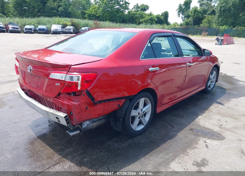 2012 TOYOTA CAMRY SE VIN: 4T1BF1FK8CU607326