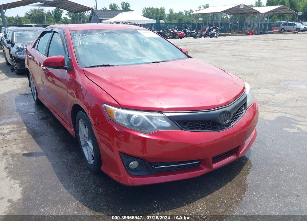 2012 TOYOTA CAMRY SE VIN: 4T1BF1FK8CU607326