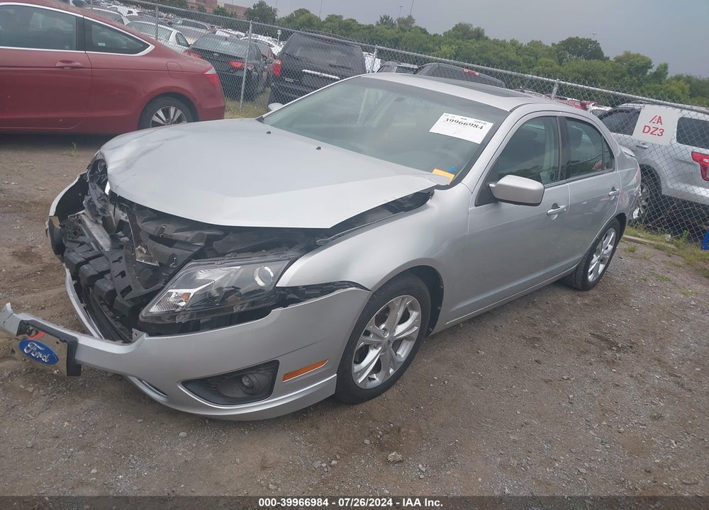 2012 FORD FUSION SE VIN: 3FAHP0HA5CR184423