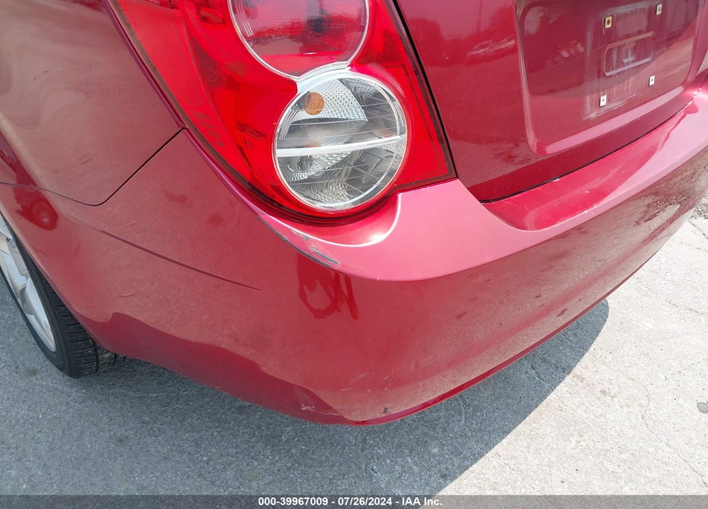 2012 CHEVROLET SONIC 2LZ VIN: 1G1JE5SH0C4155529
