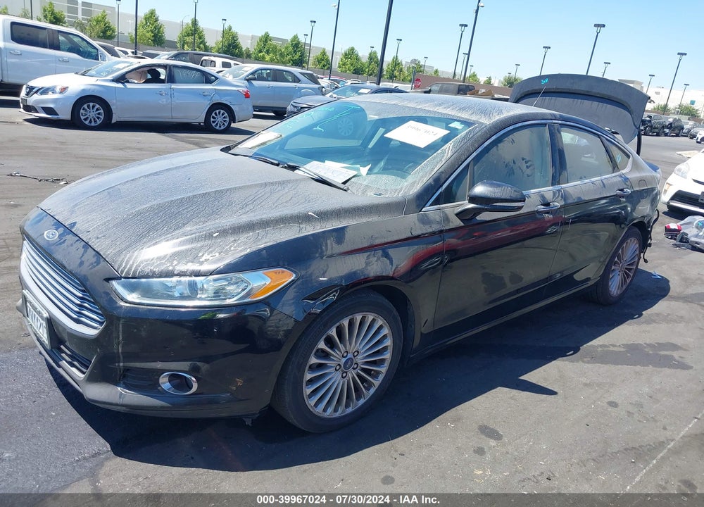 2016 FORD FUSION TITANIUM VIN: 3FA6P0K90GR174507