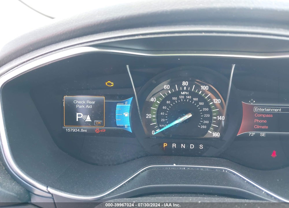 2016 FORD FUSION TITANIUM VIN: 3FA6P0K90GR174507