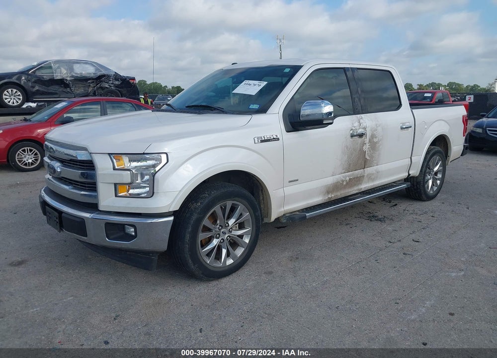 2017 FORD F-150 LARIAT VIN: 1FTEW1CG5HKE36085