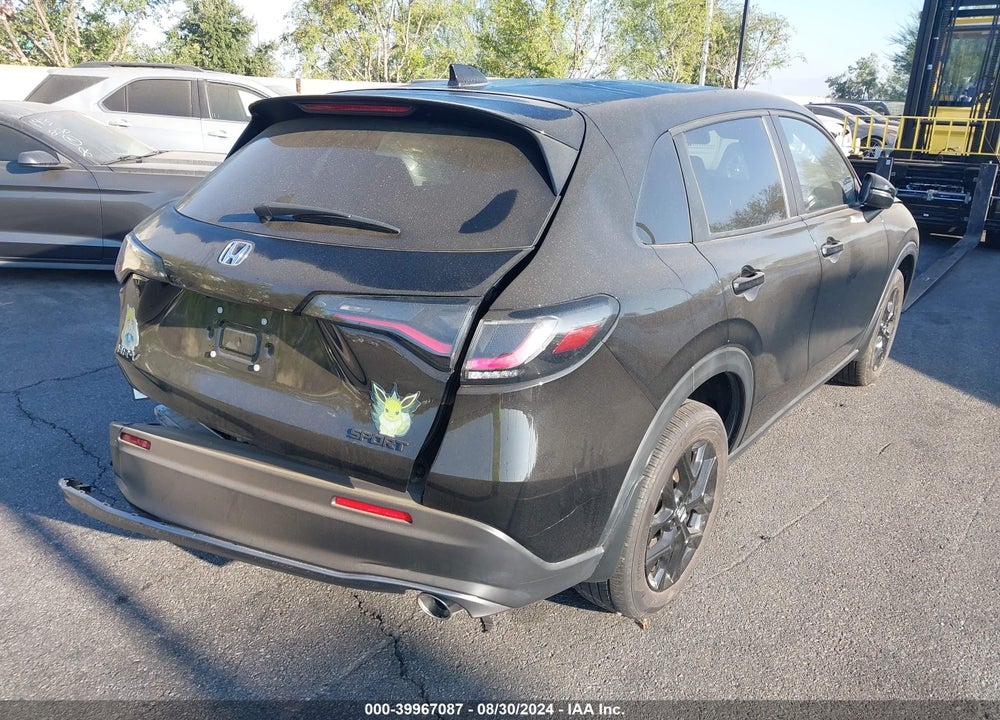 2024 HONDA HR-V 2WD SPORT/2WD SPORT W/O BSI VIN: 3CZRZ1H51RM703565
