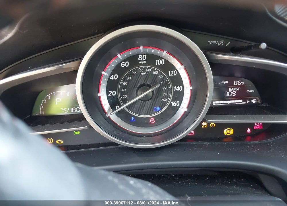 2014 MAZDA 3 I TOURING VIN: JM1BM1L7XE1186966