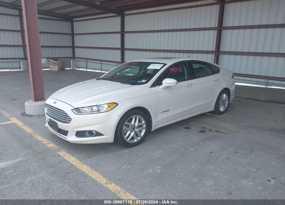 2013 FORD FUSION HYBRID SE VIN: 3FA6P0LU2DR177536