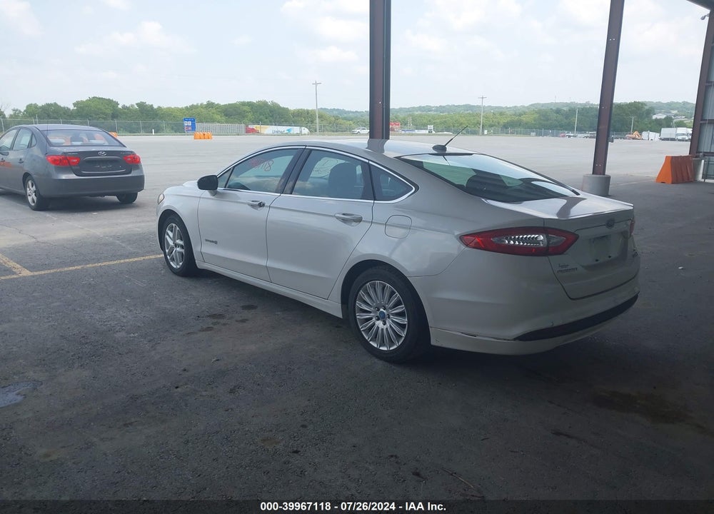 2013 FORD FUSION HYBRID SE VIN: 3FA6P0LU2DR177536