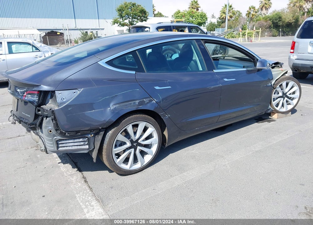 2020 TESLA MODEL 3 LONG RANGE DUAL MOTOR ALL-WHEEL DRIVE VIN: 5YJ3E1EB0LF638821