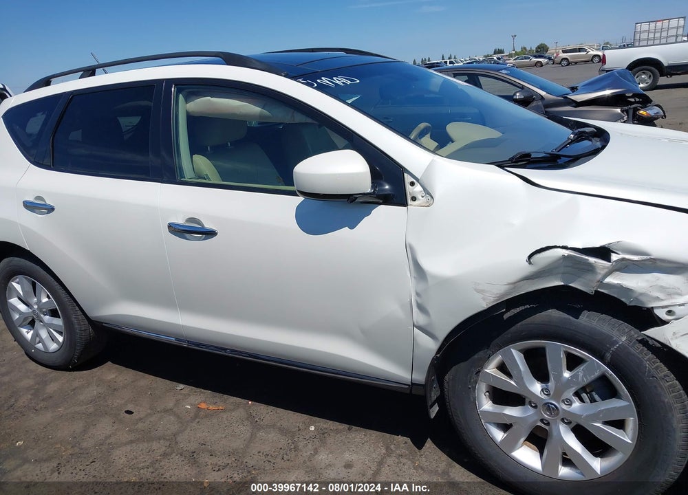 2012 NISSAN MURANO VIN: JN8AZ1MW6CW224541