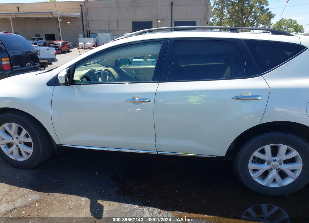 2012 NISSAN MURANO VIN: JN8AZ1MW6CW224541