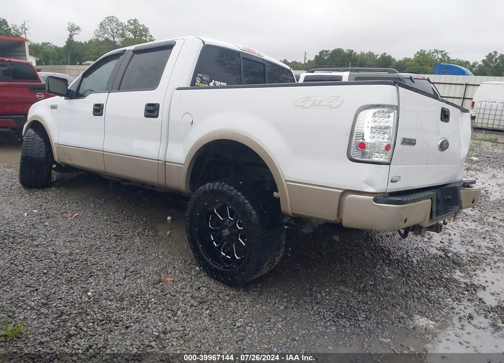 2008 FORD F-150 LARIAT VIN: 1FTPW14V68FA74038