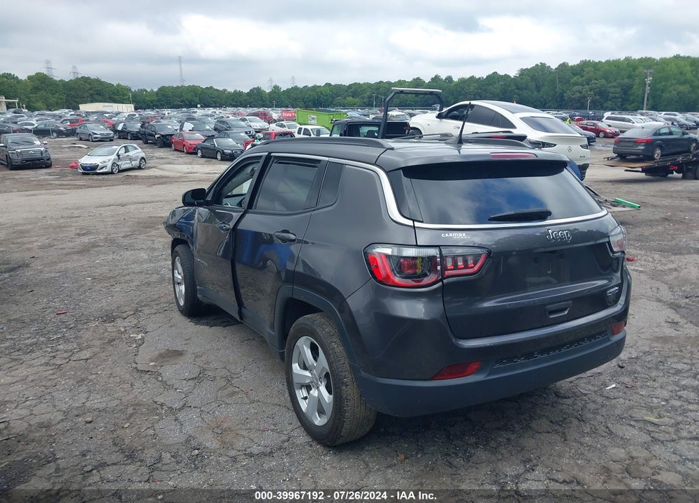 2021 JEEP COMPASS LATITUDE FWD VIN: 3C4NJCBB7MT604673