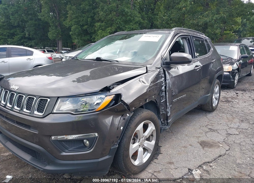 2021 JEEP COMPASS LATITUDE FWD VIN: 3C4NJCBB7MT604673