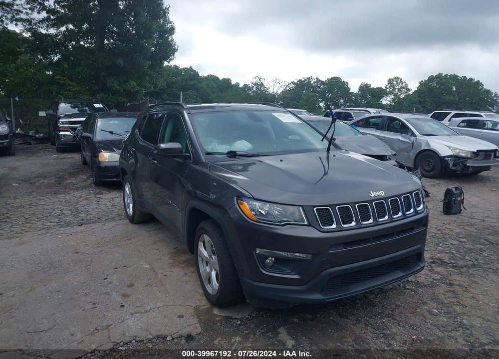 2021 JEEP COMPASS LATITUDE FWD VIN: 3C4NJCBB7MT604673