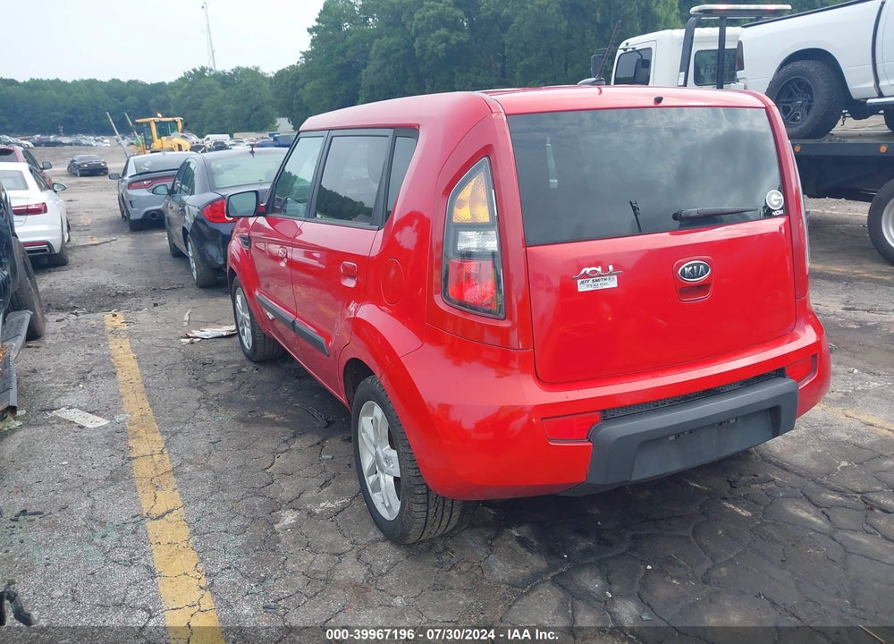2010 KIA SOUL VIN: KNDJT2A27A7081806