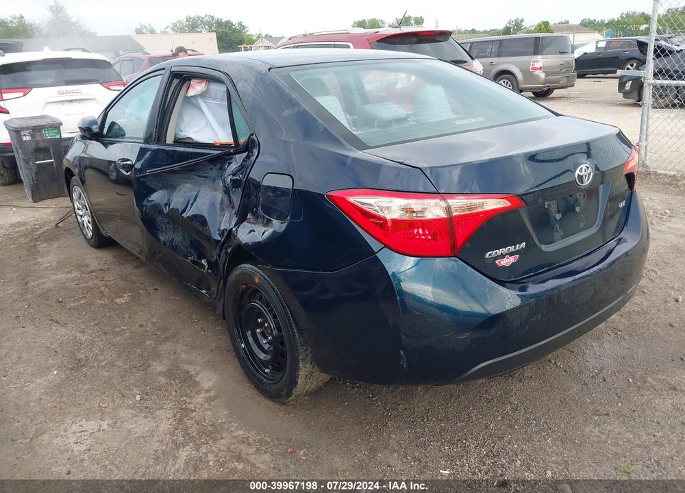 2017 TOYOTA COROLLA LE VIN: 2T1BURHE1HC934705