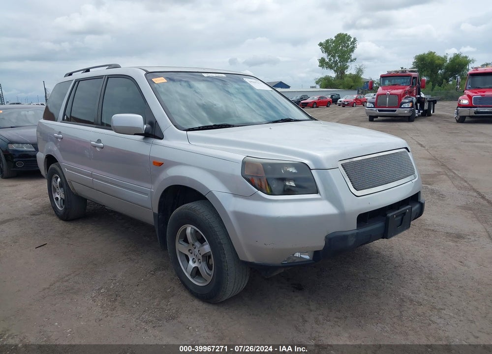 2007 HONDA PILOT EX-L VIN: 5FNYF28617B018671