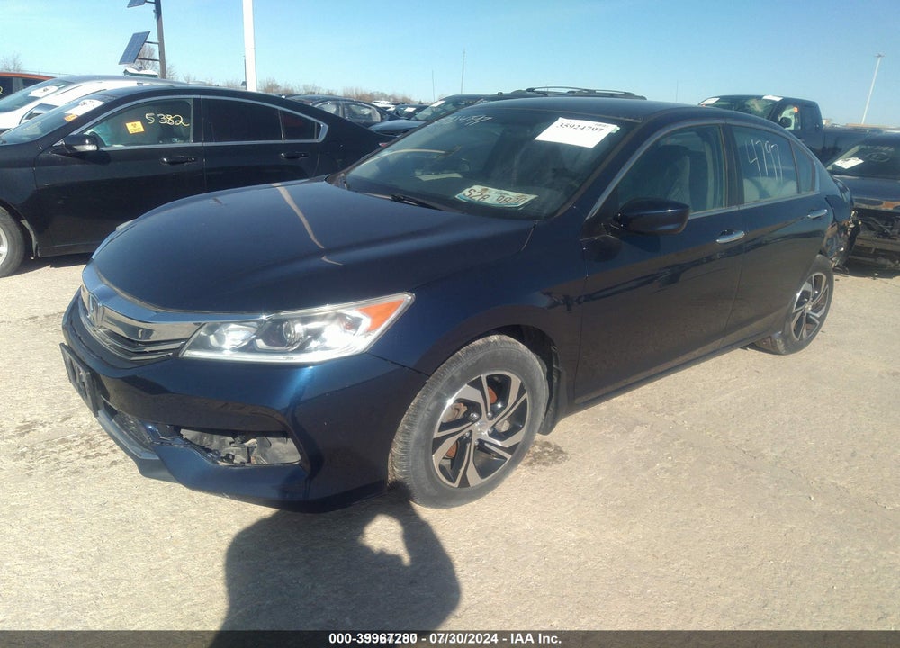 2016 HONDA ACCORD VIN: 1HGCR2F34GA237385
