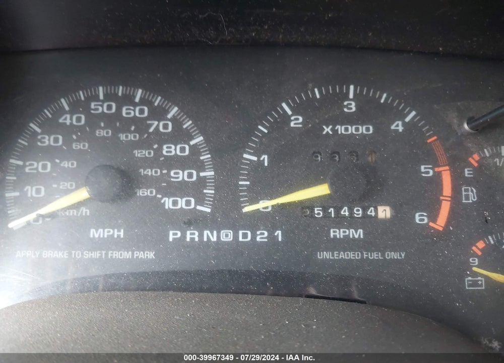 1995 CHEVROLET S TRUCK S10 VIN: 1GCCS14Z2S8110638