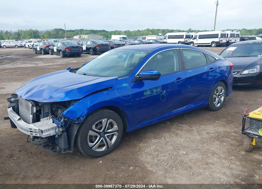 2016 HONDA CIVIC LX VIN: 19XFC2F57GE063498