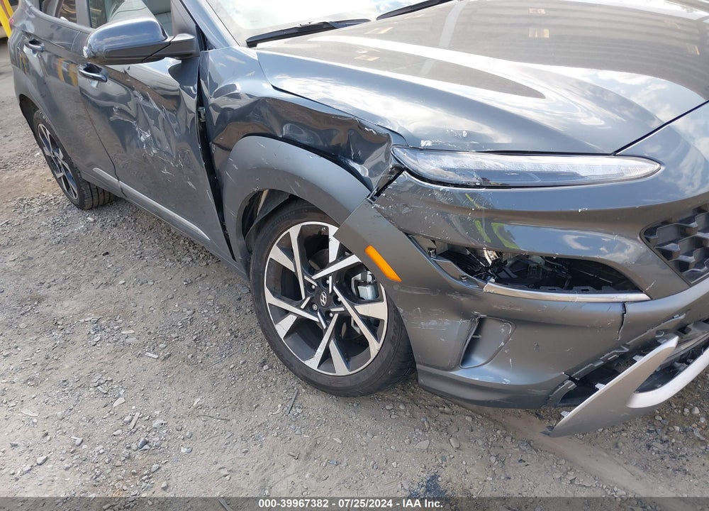 2022 HYUNDAI KONA LIMITED VIN: KM8K5CA37NU896605