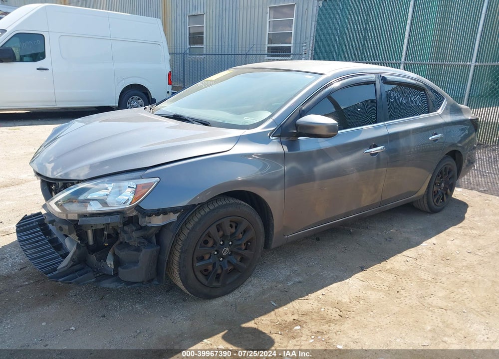 2017 NISSAN SENTRA SV VIN: 3N1AB7AP8HL676054