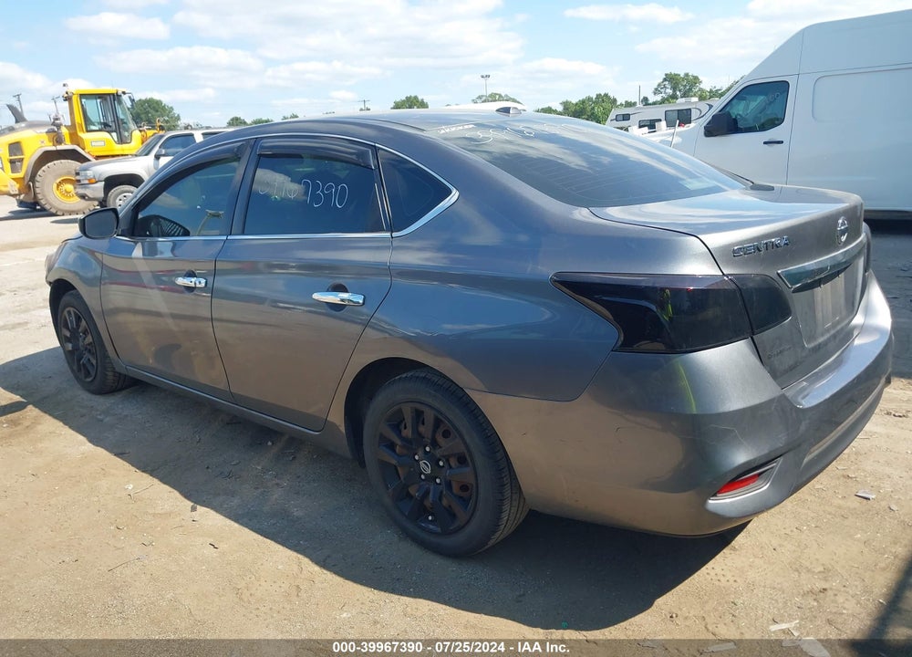 2017 NISSAN SENTRA SV VIN: 3N1AB7AP8HL676054
