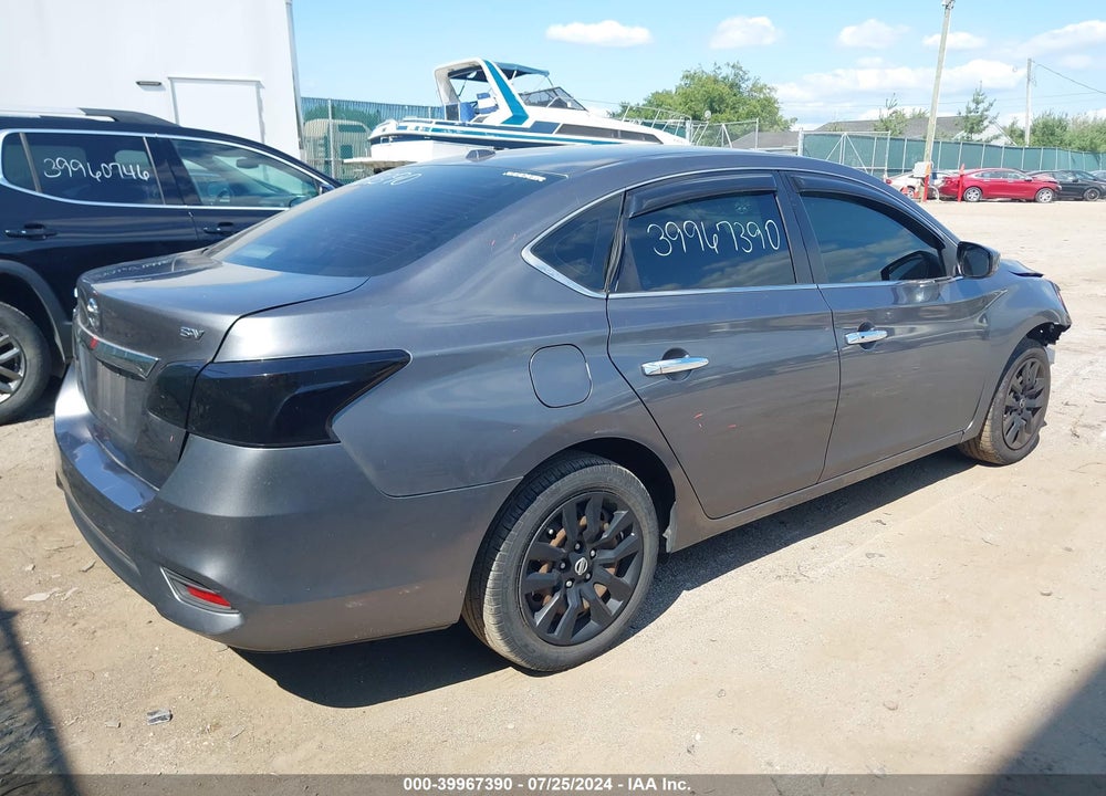 2017 NISSAN SENTRA SV VIN: 3N1AB7AP8HL676054