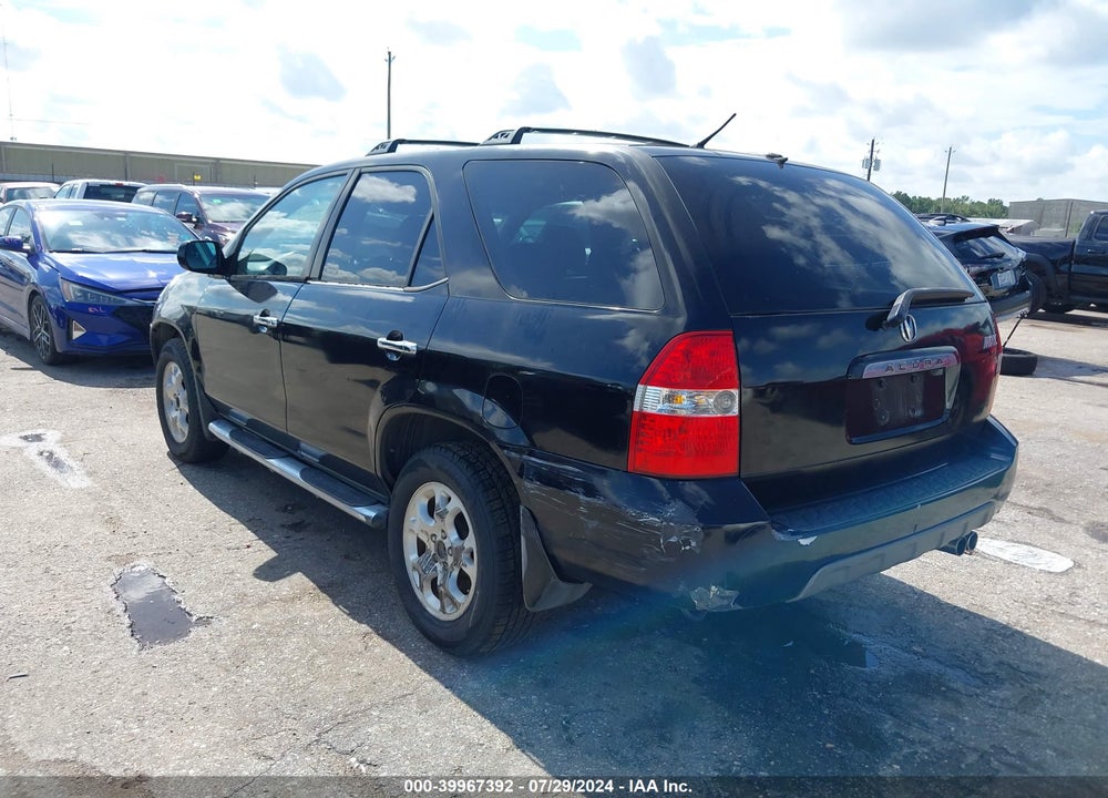 2001 ACURA MDX VIN: 2HNYD186X1H521790