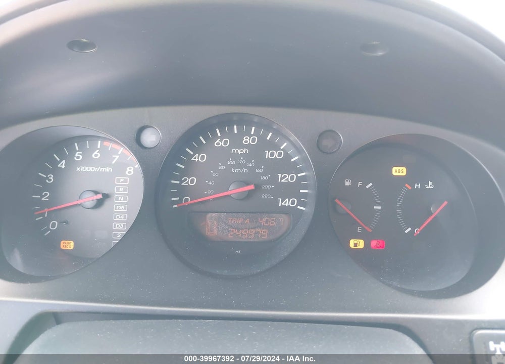 2001 ACURA MDX VIN: 2HNYD186X1H521790