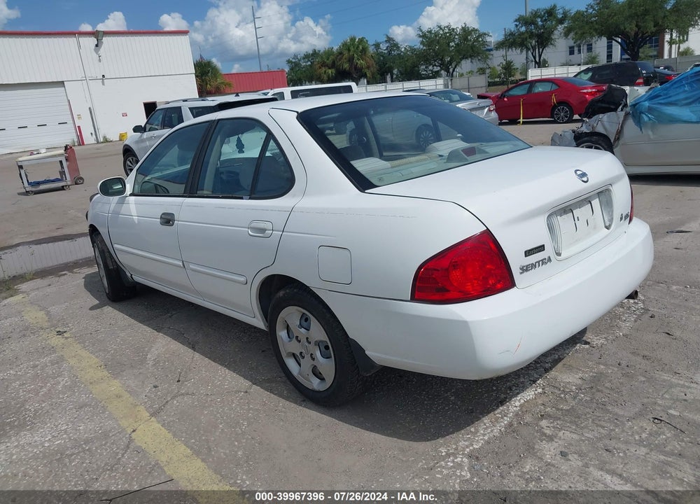 2004 NISSAN SENTRA VIN: 3N1CB51D04L865293