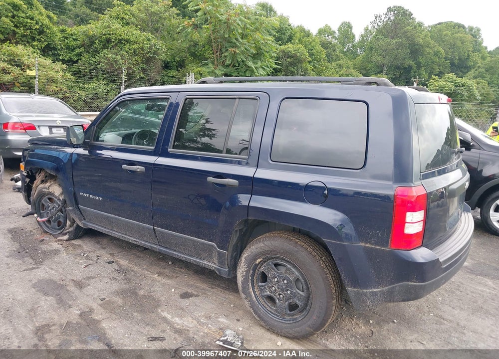 2016 JEEP PATRIOT SPORT VIN: 1C4NJPBA3GD659713