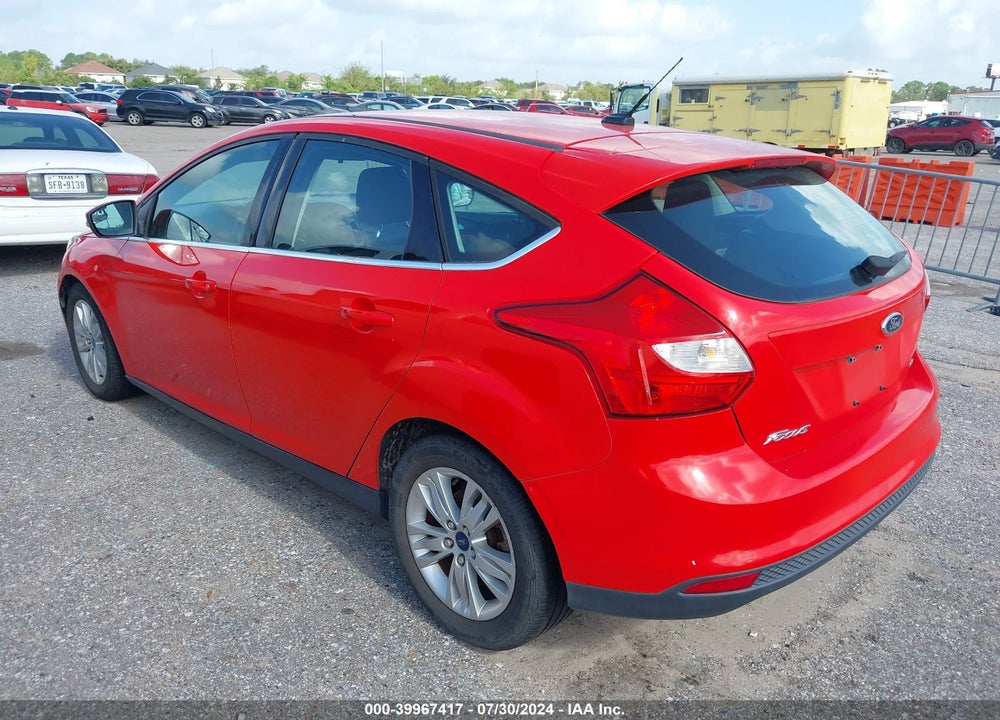 2012 FORD FOCUS SEL VIN: 1FAHP3M26CL244899