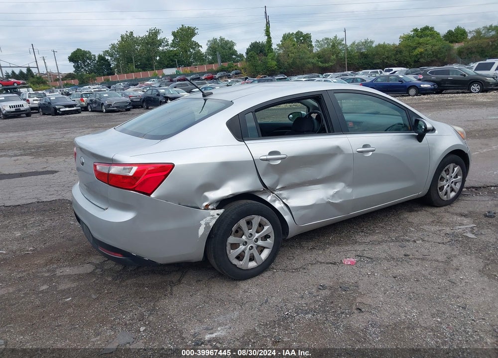 2014 KIA RIO LX VIN: KNADM4A35E6325833