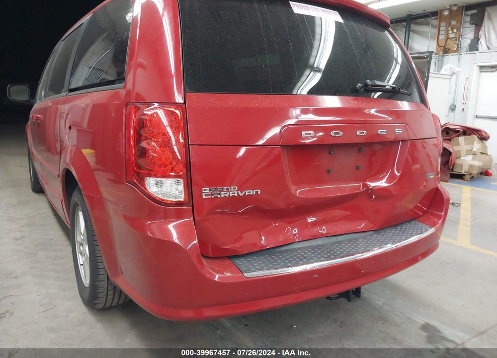2012 DODGE GRAND CARAVAN SXT VIN: 2C4RDGCG2CR406644