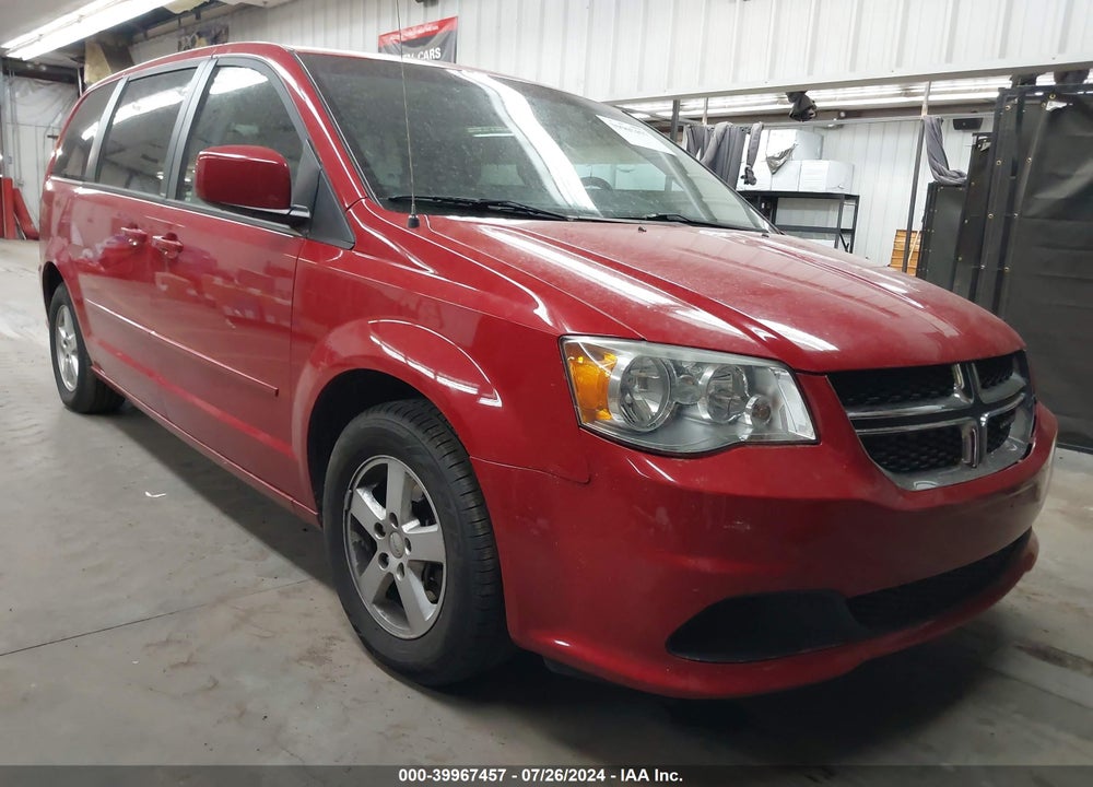 2012 DODGE GRAND CARAVAN SXT VIN: 2C4RDGCG2CR406644