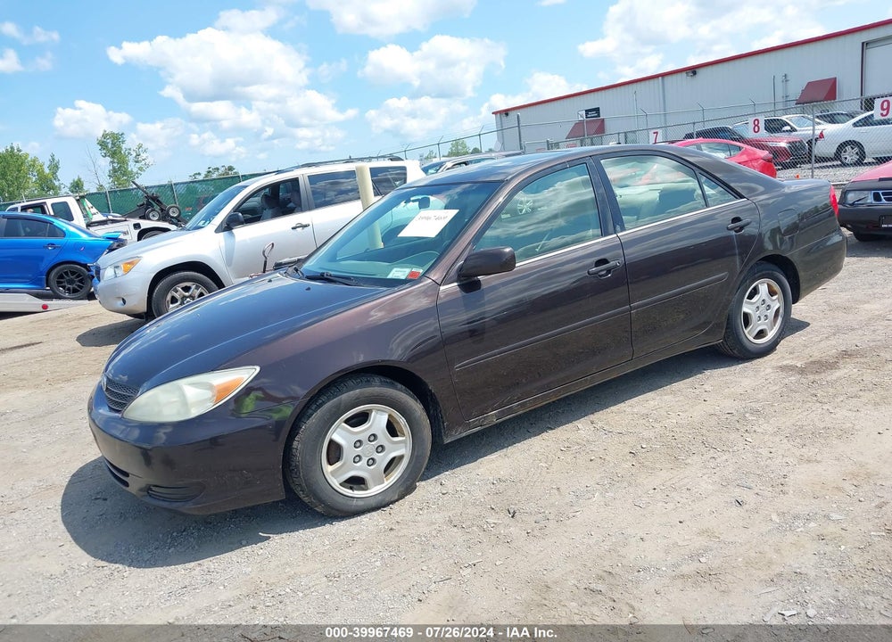 2002 TOYOTA CAMRY LE V6 VIN: 4T1BF30K42U528819