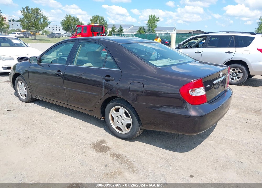 2002 TOYOTA CAMRY LE V6 VIN: 4T1BF30K42U528819