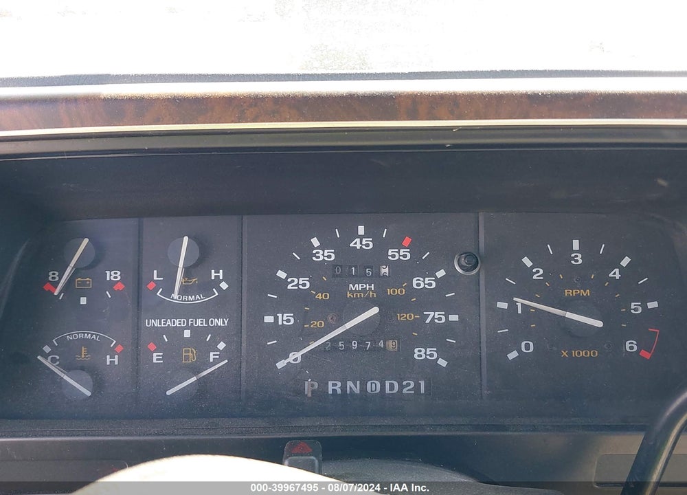 1989 FORD BRONCO II VIN: 1FMCU14TXKUA54232