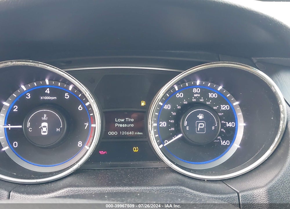 2011 HYUNDAI SONATA GLS VIN: 5NPEB4AC3BH207844
