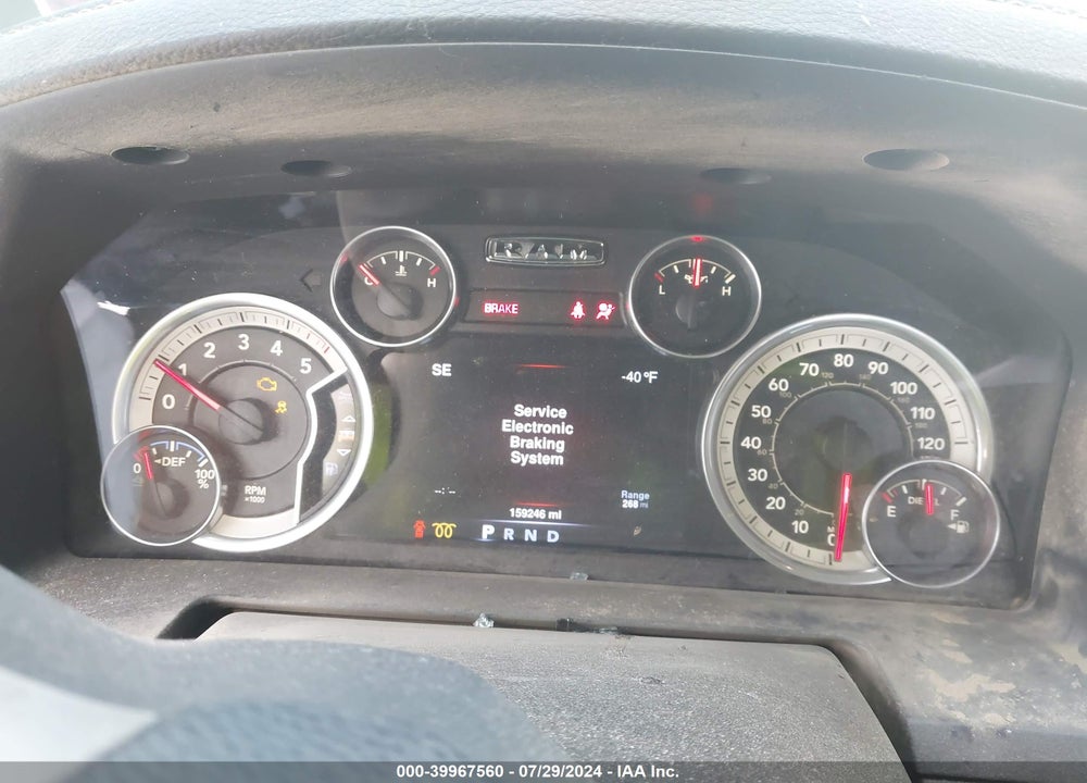 2016 RAM 1500 LAIE VIN: 1C6RR7NM5GS354409