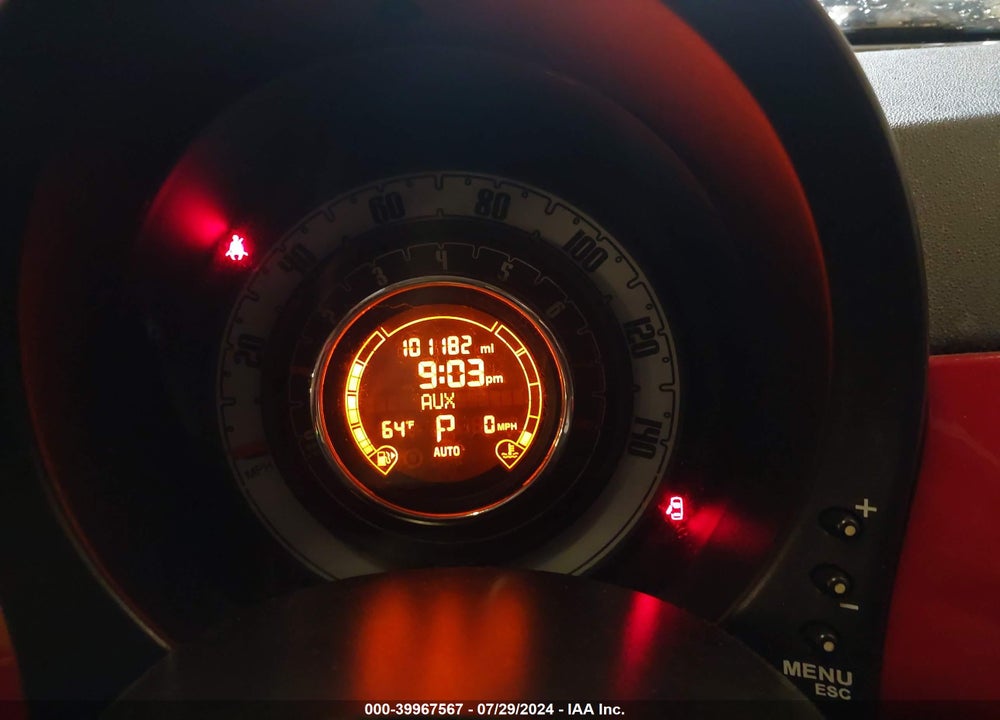 2012 FIAT 500 VIN: 3C3CFFARXCT125384