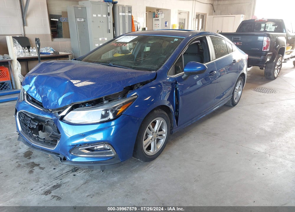 2016 CHEVROLET CRUZE VIN: 1G1BE5SMXG7257376