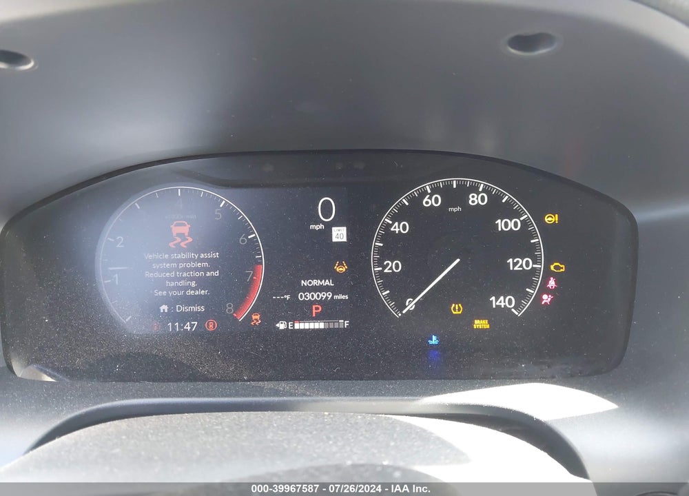 2023 HONDA HR-V 2WD LX VIN: 3CZRZ1H34PM718637