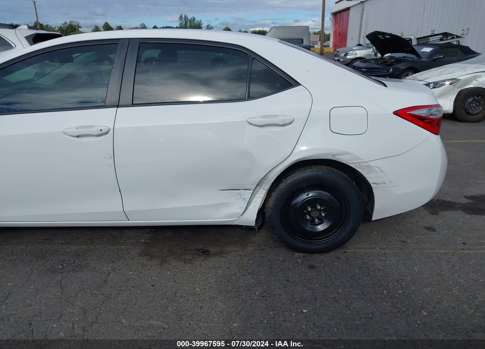 2016 TOYOTA COROLLA L/LE/LE PLS/PRM/S/S PLS VIN: 2T1BURHE9GC700584