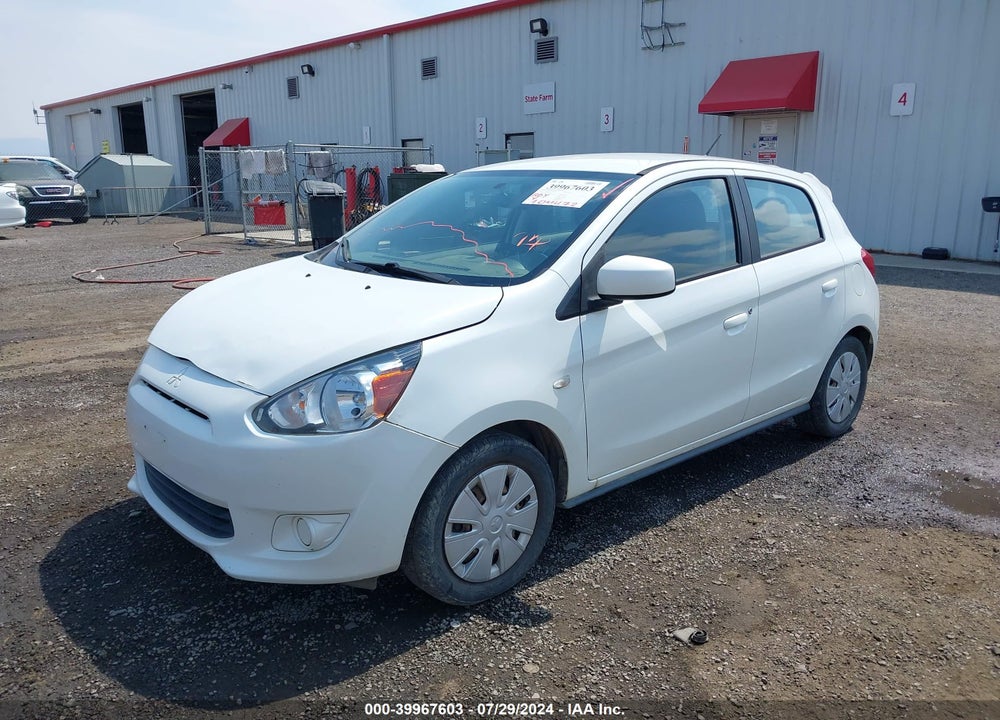 2015 MITSUBISHI MIRAGE DE/RF VIN: ML32A3HJ0FH048051