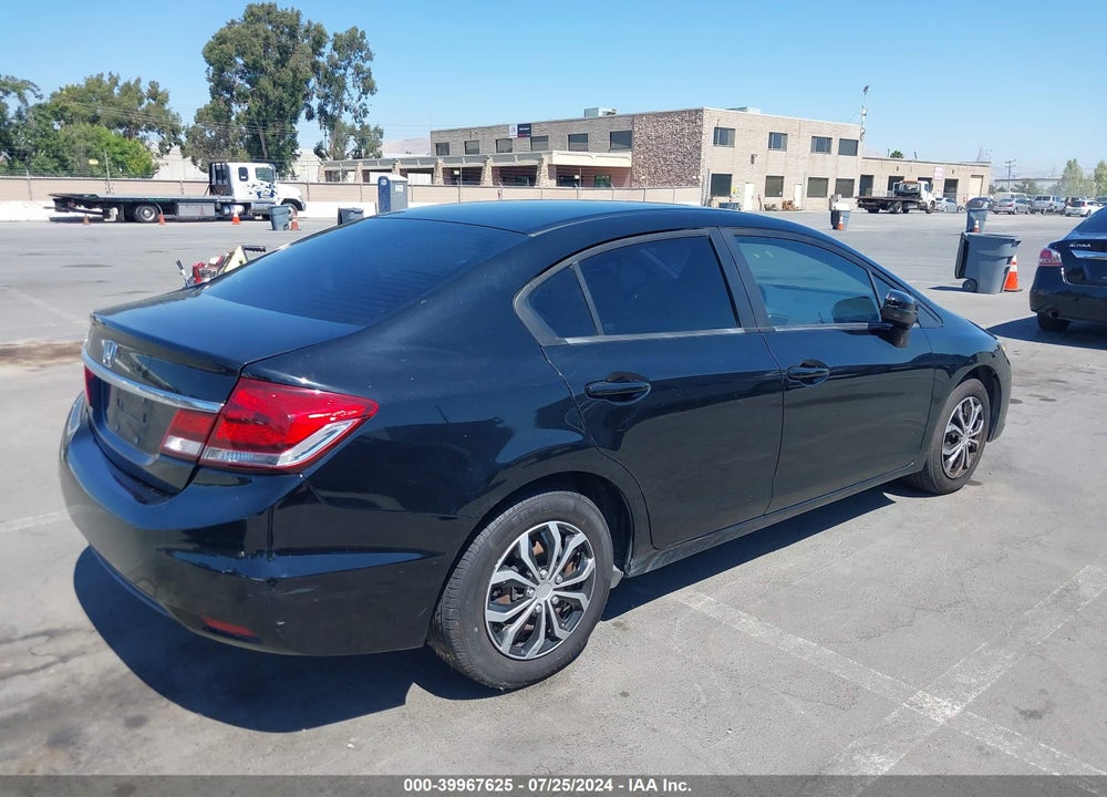 2014 HONDA CIVIC LX VIN: 19XFB2F51EE240739
