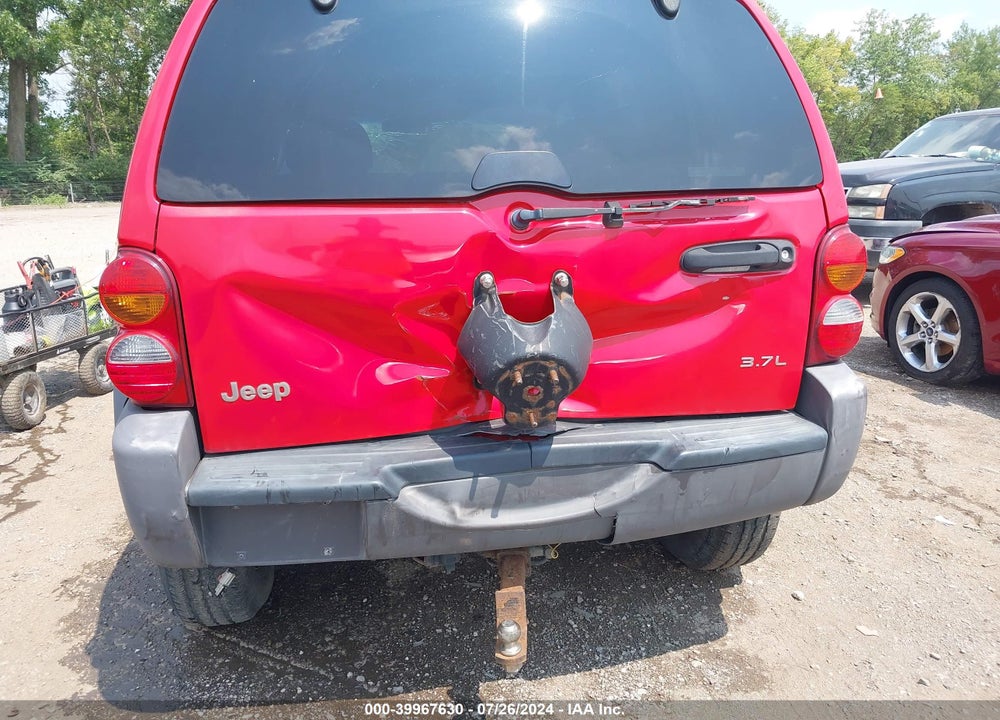 2002 LIBERTY JEEP  SPORT VIN: 1J4GL48K22W102963